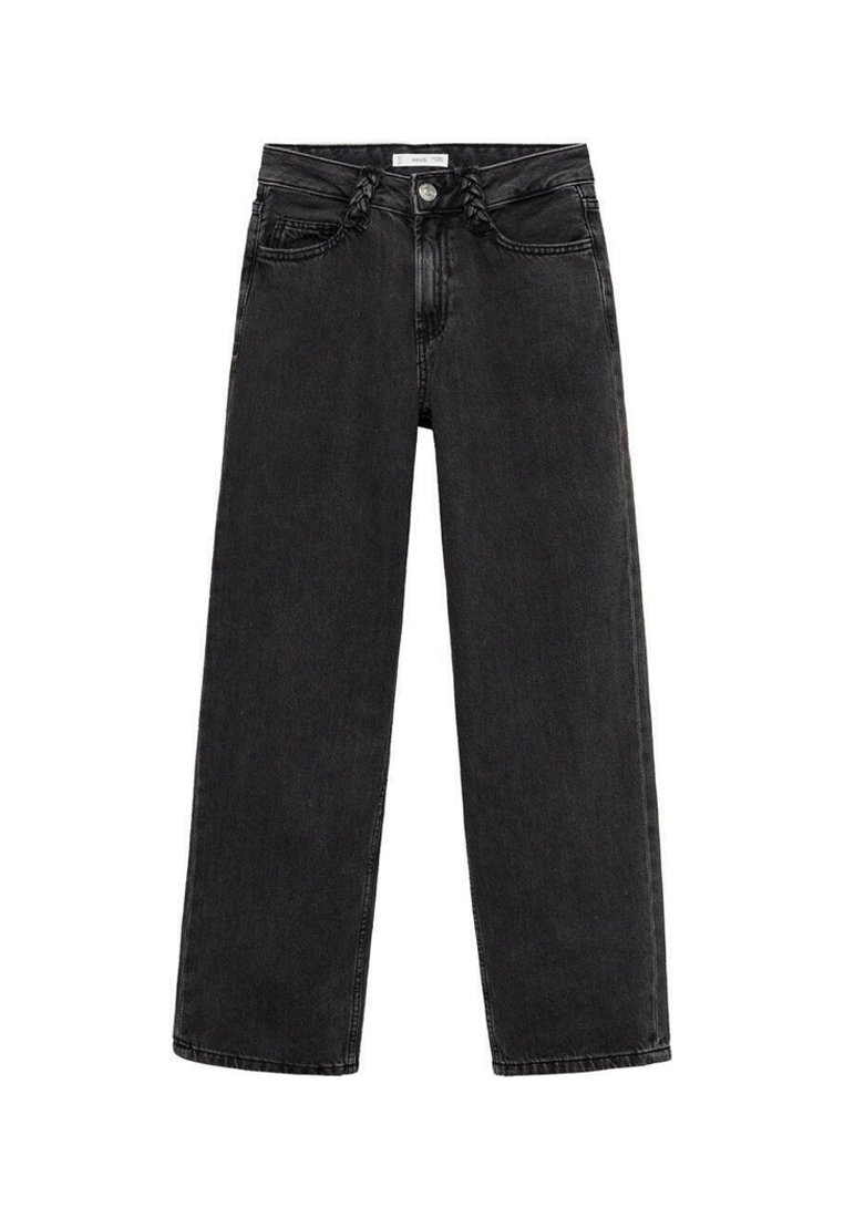 Mango Kids Vaqueros Blancos Campana Conjunto Mango Pantalon Punto