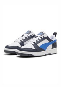 Puma REBOUND  - Sneakers basse - white hyperlink blue galactic gray