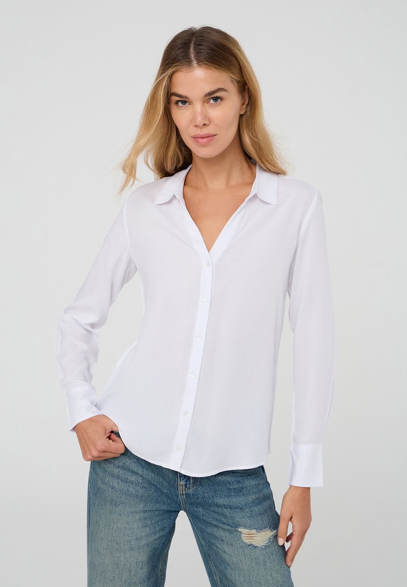Terranova PACK Camicia 1x Black, 1x White/avorio