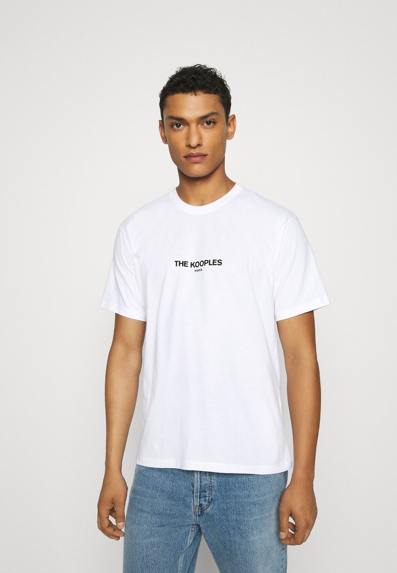 The Kooples - T-shirt med print - white, Förstora