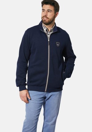 DUKE FITZWILLOW - Sweatjacke - dunkelblau