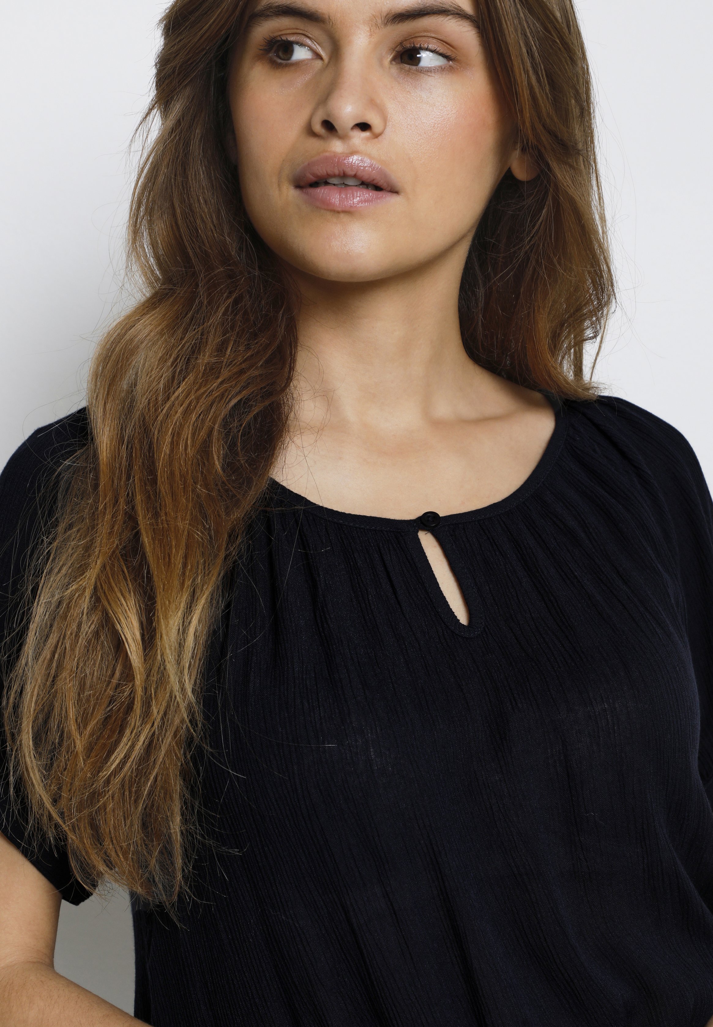 売れ筋商品|||カフェ シャツ レディース トップス AMBER - Tunic - black deep カフェ レディース シャツ トップス AMBER - Tunic - black deep