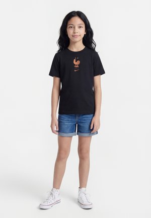 Nike Performance FRANCE CREST TEE UNISEX - Îmbrăcăminte echipe naționale - black