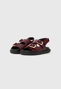 ALOHAS HARPER  - Sandaalit nilkkaremmillä - onix burgundy