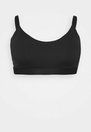 ALL ME - Reggiseno sportivo con sostegno leggero - black/white