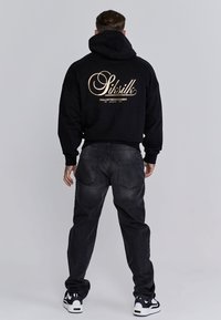 SIKSILK GRAPHIC - Mikina s kapucí - black