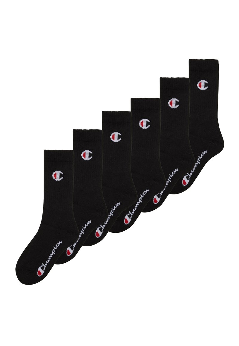 Champion - CREW UNISEX 6 PACK - Chaussettes de sport - black, Agrandir