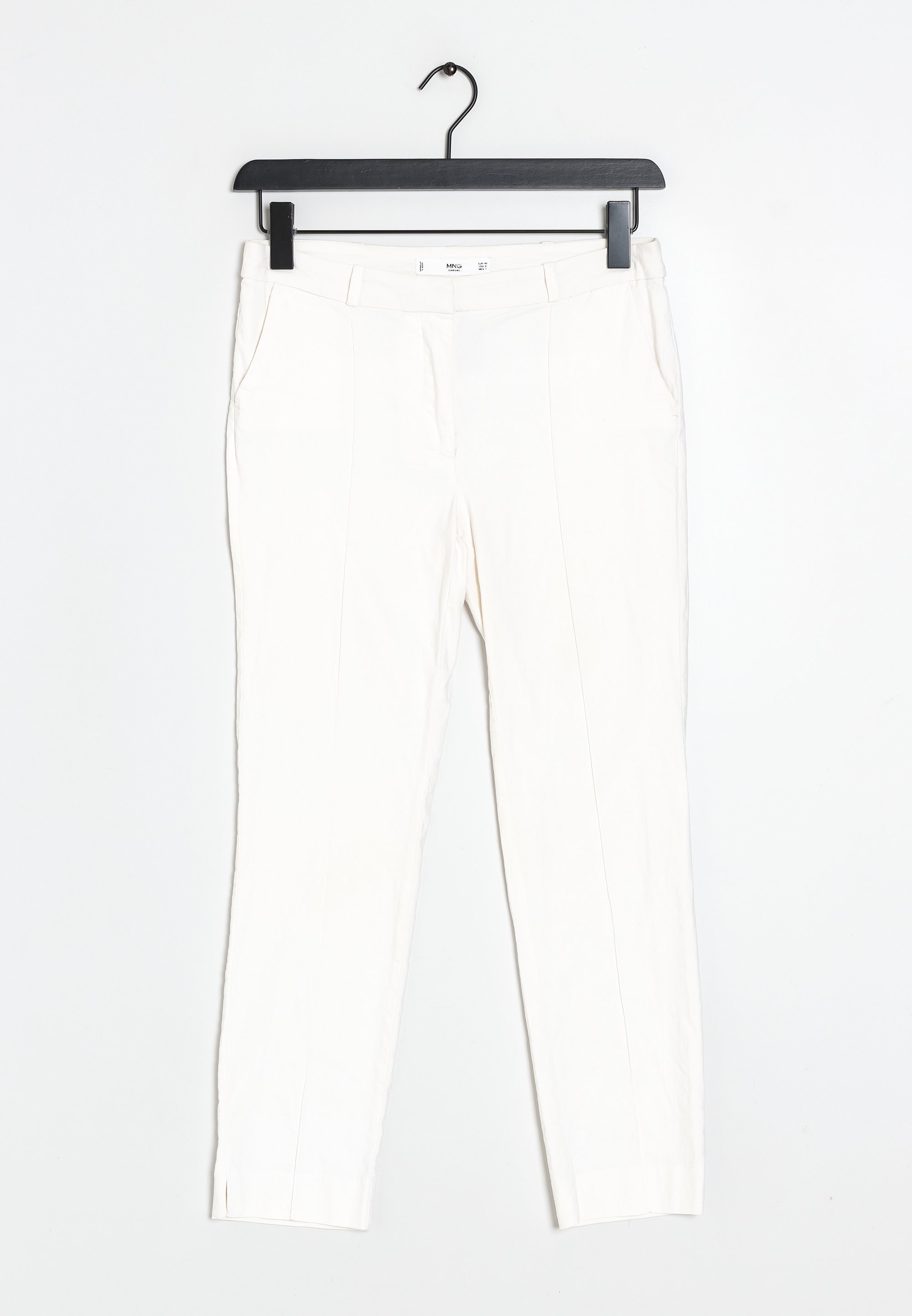 Mango Trousers - white - (Pre-owned)