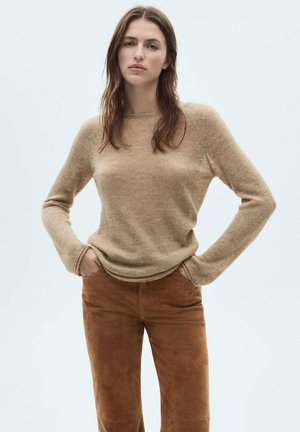 Mango Strickpullover - sand
