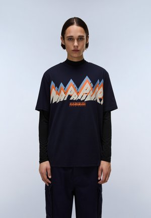 Napapijri FIEMME  - T-shirts print - blue marine