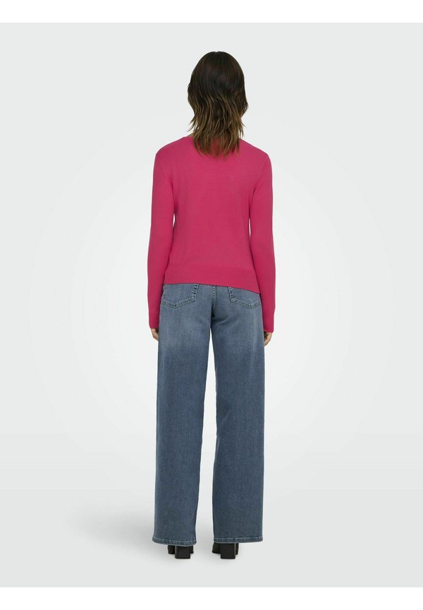 ONLVENICE LIFE LS ONECK  KNT - Jumper - raspberry4