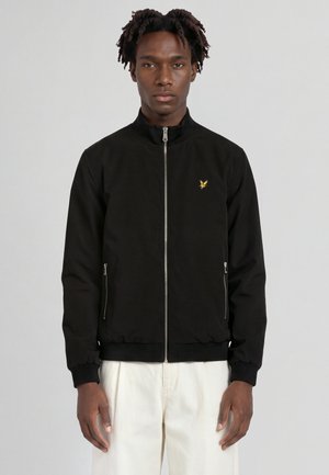 Lyle & Scott, WADDED FUNNEL NECK JACKET - Яке бомбър - jet black