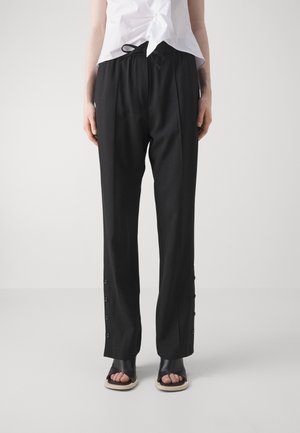 3.1 Phillip Lim ELASTIC PANT SIDE VENT - Stoffhose - black