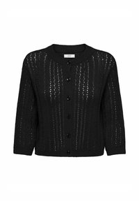 SUSANNAH 3/4 SHORT - Vesta na kopčanje - black