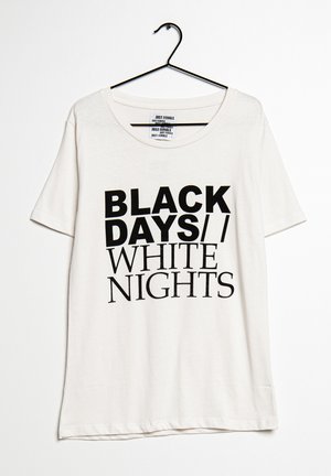 Print T-shirt - white
