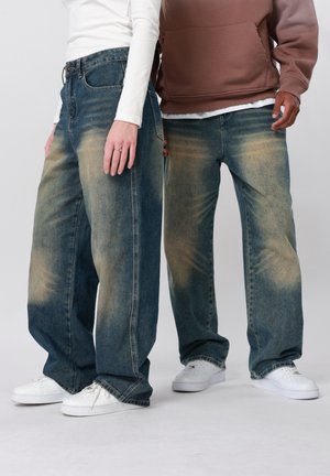 YOURTURN UNISEX - Jean baggy - blue denim