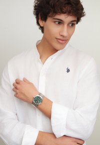 U.S. Polo Assn. GEORGE - Orologio - silver green