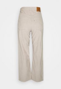 Levi's® RIBCAGE STRAIGHT ANKLE - Trousers - pebble cement
