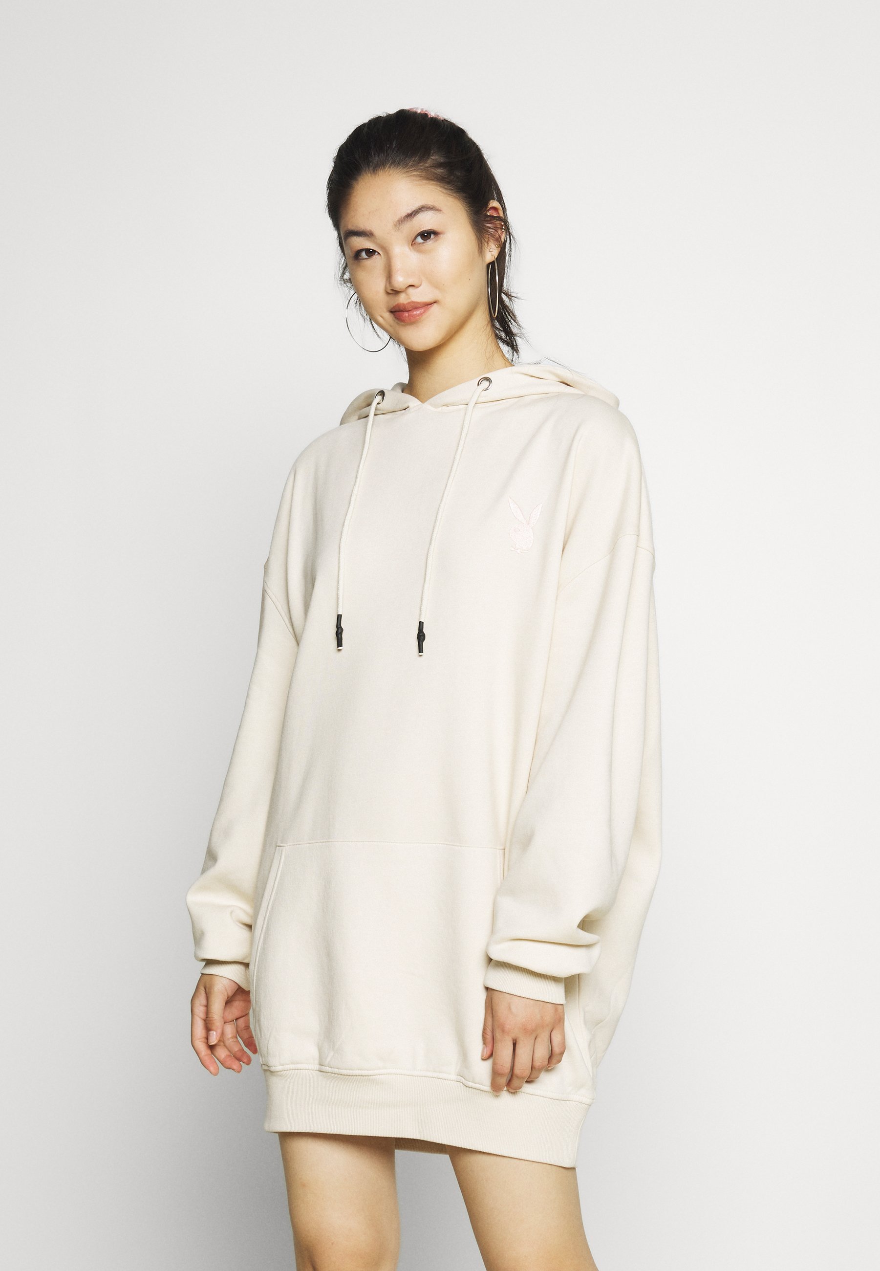 Women PLAYBOY REPEAT PRINT HOODY DRESS - Day dress Women PLAYBOY REPEAT PRINT HOODY DRESS - Day dress