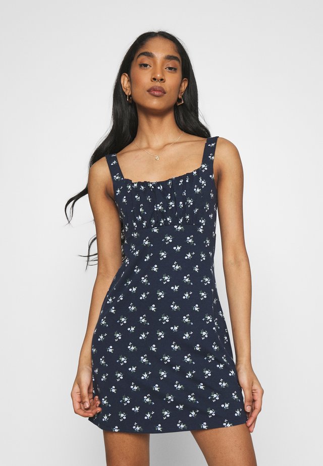 BARE DRESS - Jerseykleid - navy