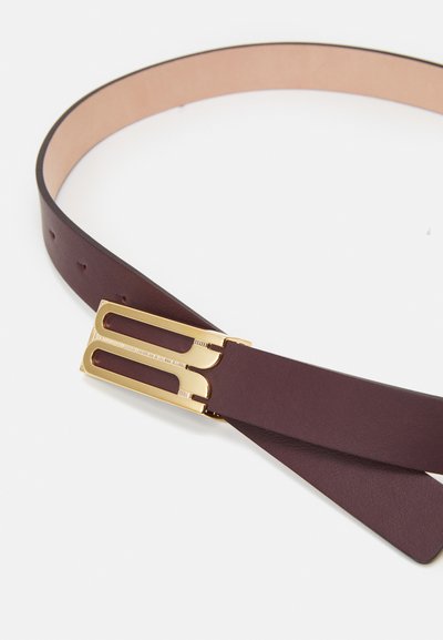 Victoria Beckham REGULAR  FRAME BELT - Diržas - burgundy