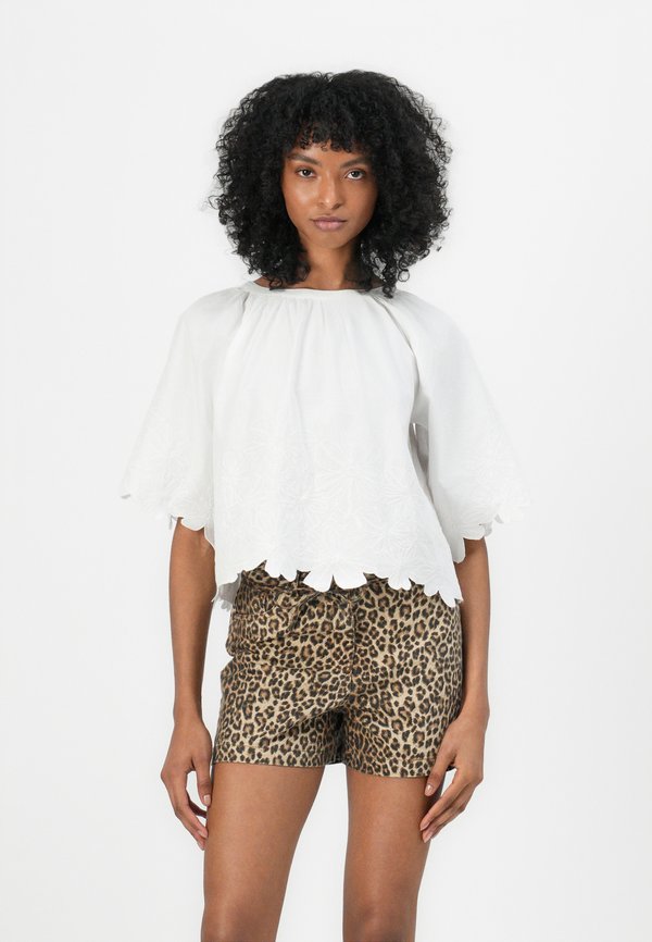 OBJKAMMA - Blouse - cloud dancer