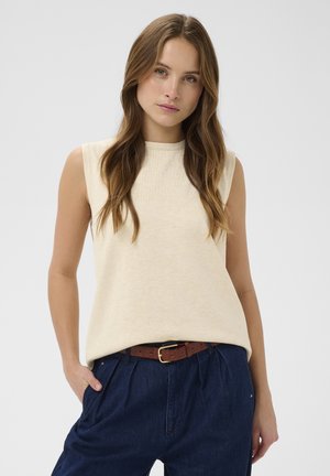 MILASZ  - Strickpullover - brown rice melange