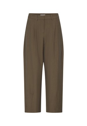 b.young, BYDANTA BARREL DART PANTS - Pantalon classique - sepia melange