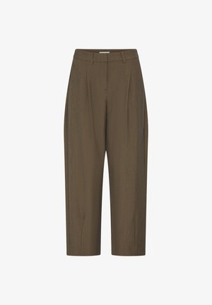b.young, BYDANTA BARREL DART PANTS - Pantalon classique - sepia melange