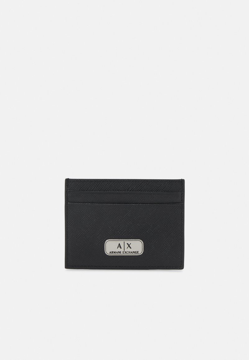 Armani Exchange CREDIT CARD HOLDER MAN'S CREDIT CARD HOLDER - Custodia per biglietti da visita - nero/black