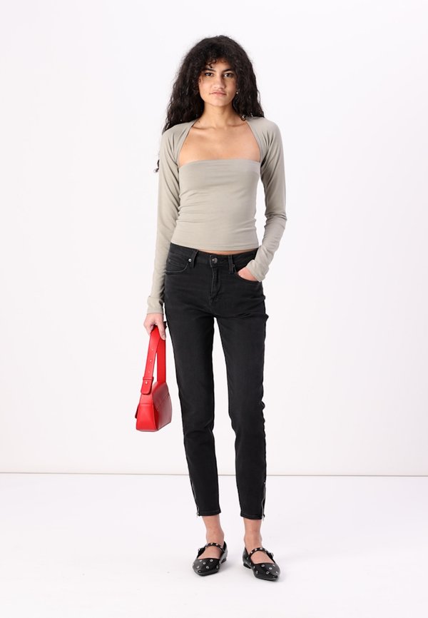 SOFT TOUCH SQUARE TOP - Long sleeved top - elephant skin2