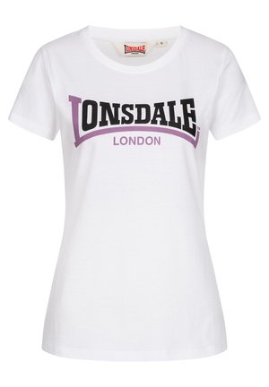 ACHNAVAST - Tričko s potlačou - white black lilac