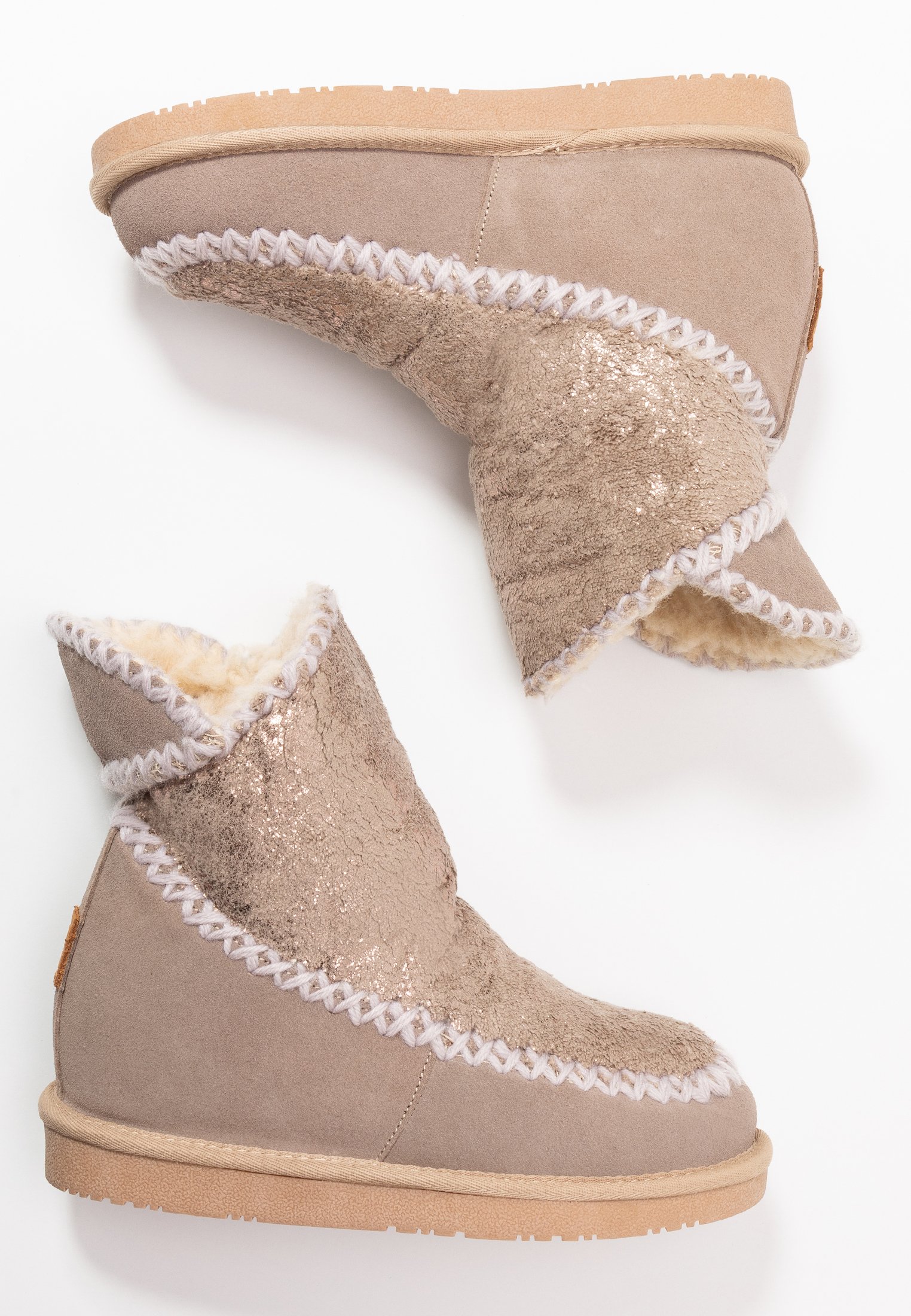 botines cuña interior