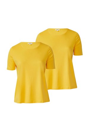 CURVE  - Basic T-shirt - gelb
