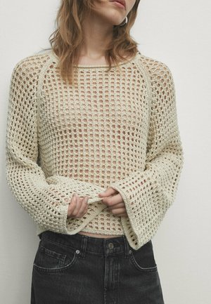 Strickpullover - sand