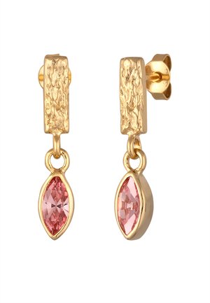 SPARKLING BASIC - MIT KRISTALLEN VON SWAROVSKI® - Øreringe - gold coloured