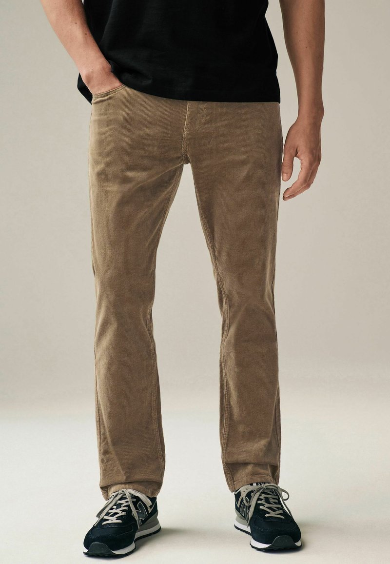 Next 5 POCKET STRAIGHT TROUSERS REGULAR FIT - Nohavice - stone