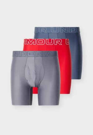 PERFORMANCE TECH SOLID 3 PACK - Boxeralsók - downpour gray/titan gray/red