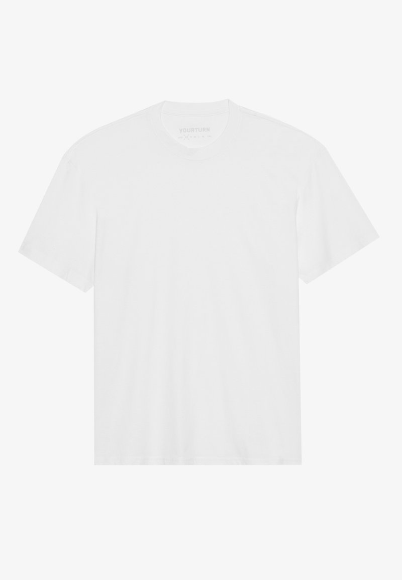 YOURTURN T-shirt basic wit YOURTURN T-shirt basic wit