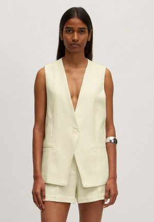 EDITED, EDITED WESTE WILLOW - Waistcoat - gelb beige creme