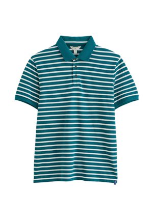 Seasalt Cornwall, SEASALT CORNWALL BALEFIRE STRIPE POLO - Polo - teal - breton atlantic