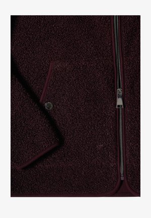 Cecil, TEDDY-JACKE MIT STEHKRAGEN IN UNIFARBE - Veste polaire - berry red