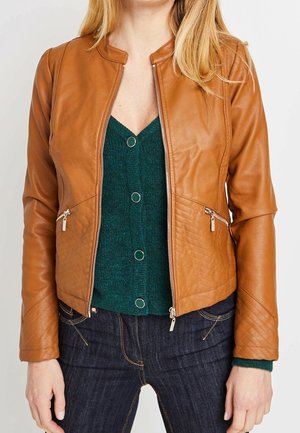 Keinonahkatakki - brown