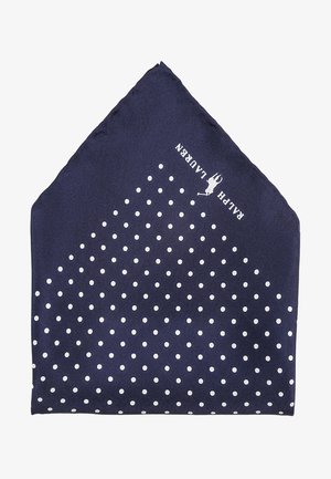 Polo Ralph Lauren POLKA-DOT SILK POCKET SQUARE - Žepni robček - navy