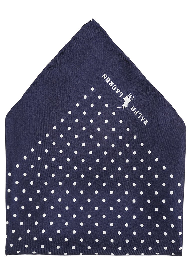 Polo Ralph Lauren POLKA-DOT SILK POCKET SQUARE - Ozdobná vreckovka - navy