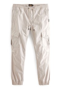 STRETCH UTILITY REGULAR TAPERED - Kareiviško stiliaus kelnės - ecru white