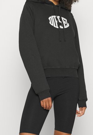 Diesel Felpa con cappuccio - black