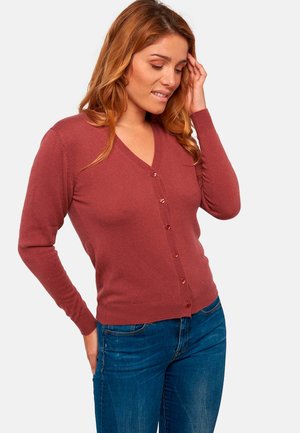 TALINE FIRST - Gilet - rosewood