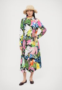 Stine Goya FRONT PLACKET MIDI DRESS - Rochie tip cămașă - multi-coloured