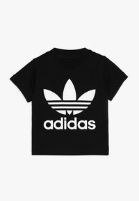 adidas Originals TREFOIL TEE - Print T-shirt - black/white